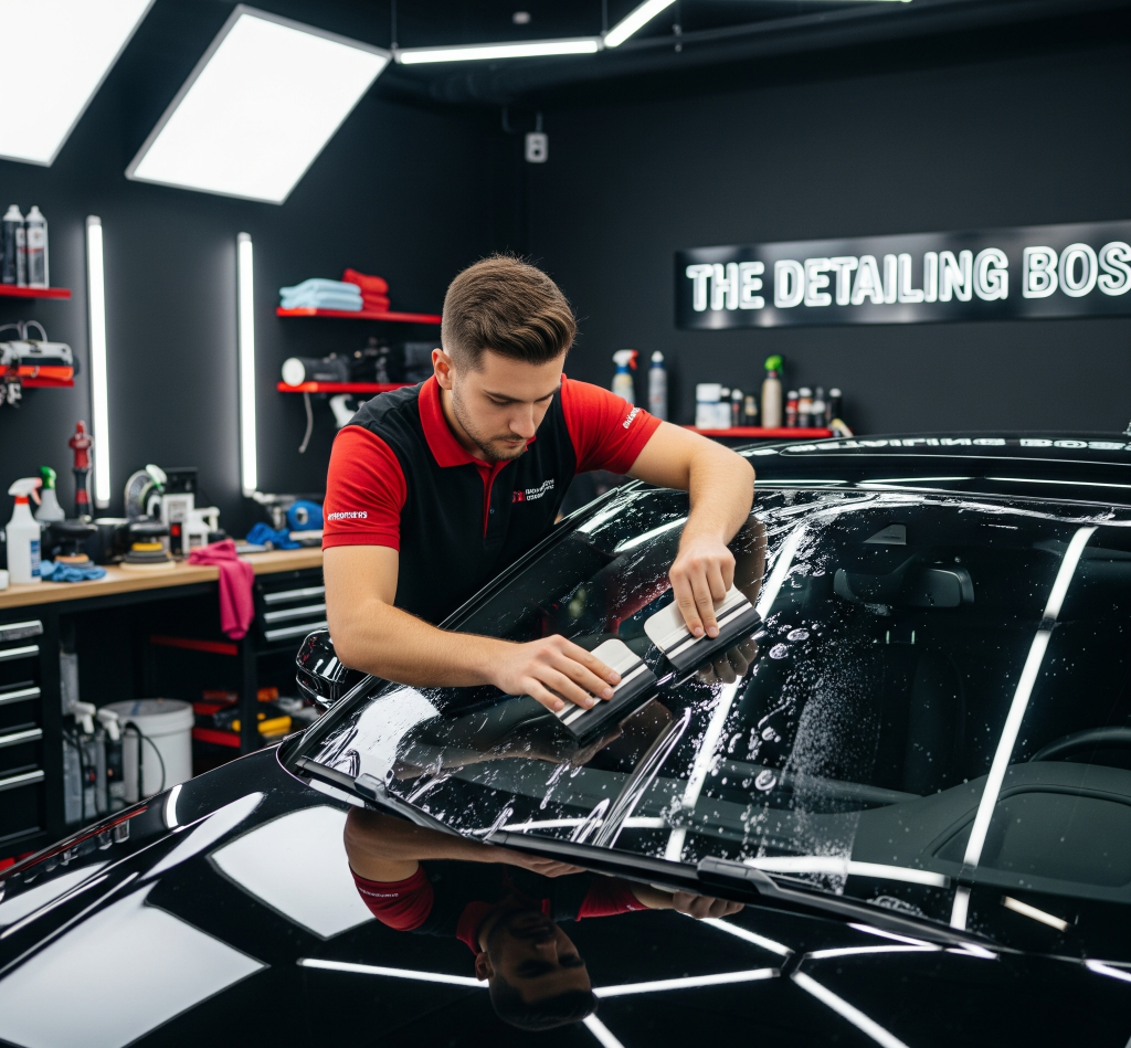 UV protective glass film for cars